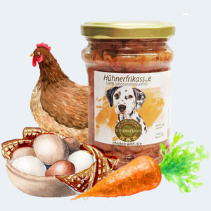 Hundefutter Hühnerfrikassee 200g