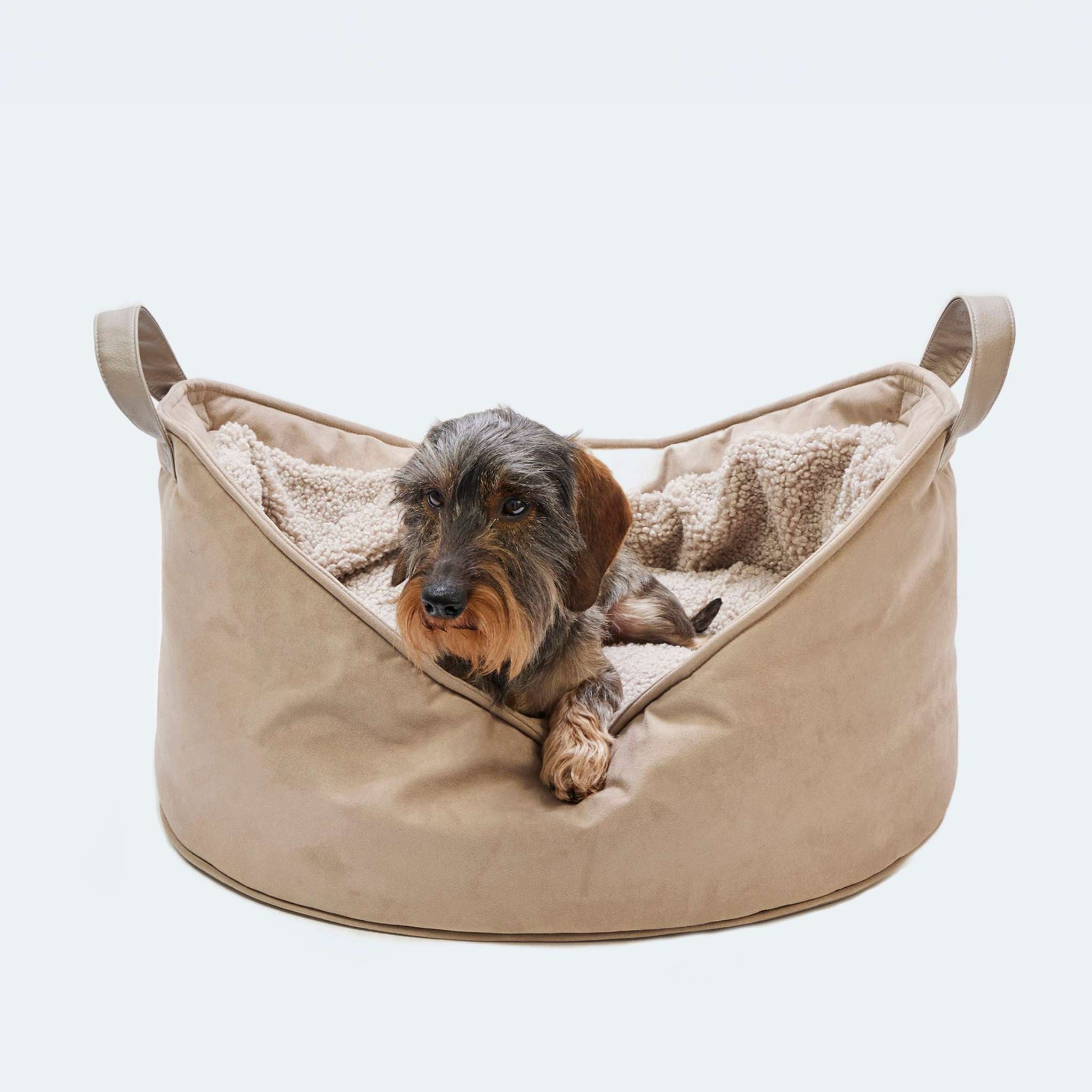 Leopolds finest - Hundebett Reisebett navy [natur]