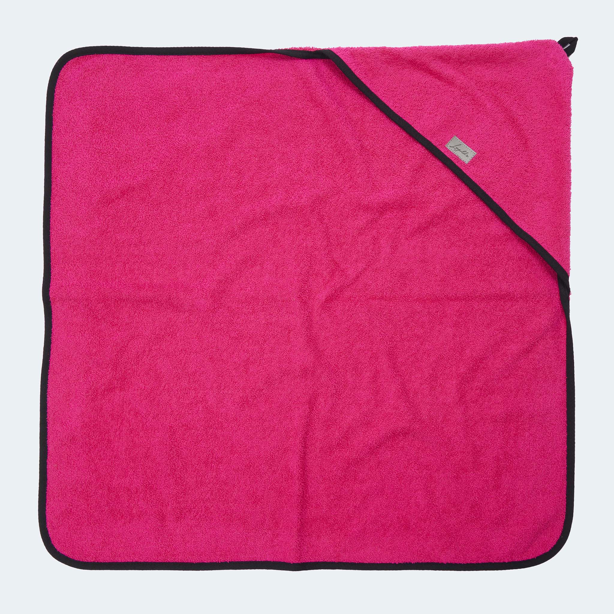 Hundehandtuch mit Kapuze aus organischer Baumwolle [pink]