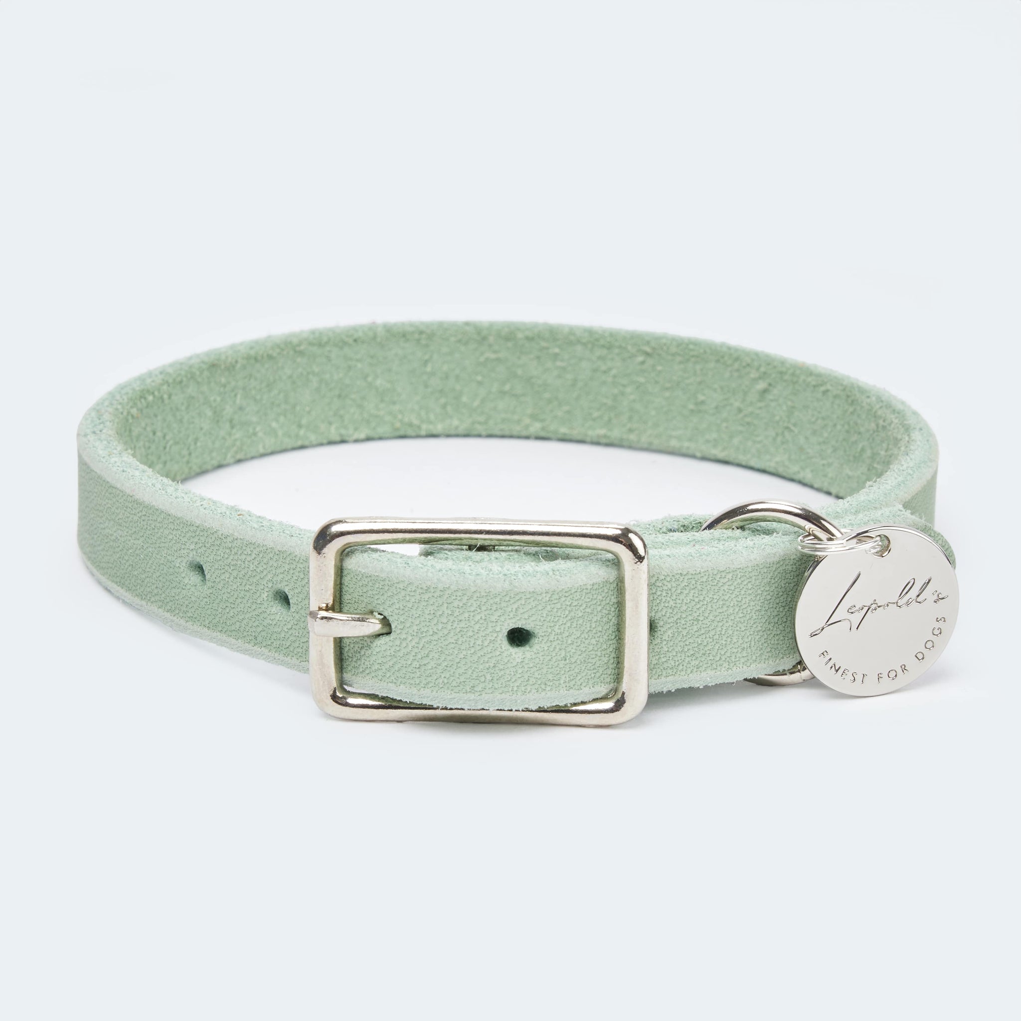 Leopolds-finest-abgerundetes-fettlederhalsband-mint-LF-FW-HAB-001-380_QV-min [mint-silber]