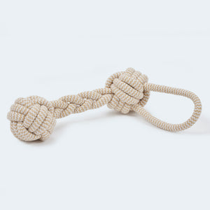 Toy for dogs - braided bone made of rope