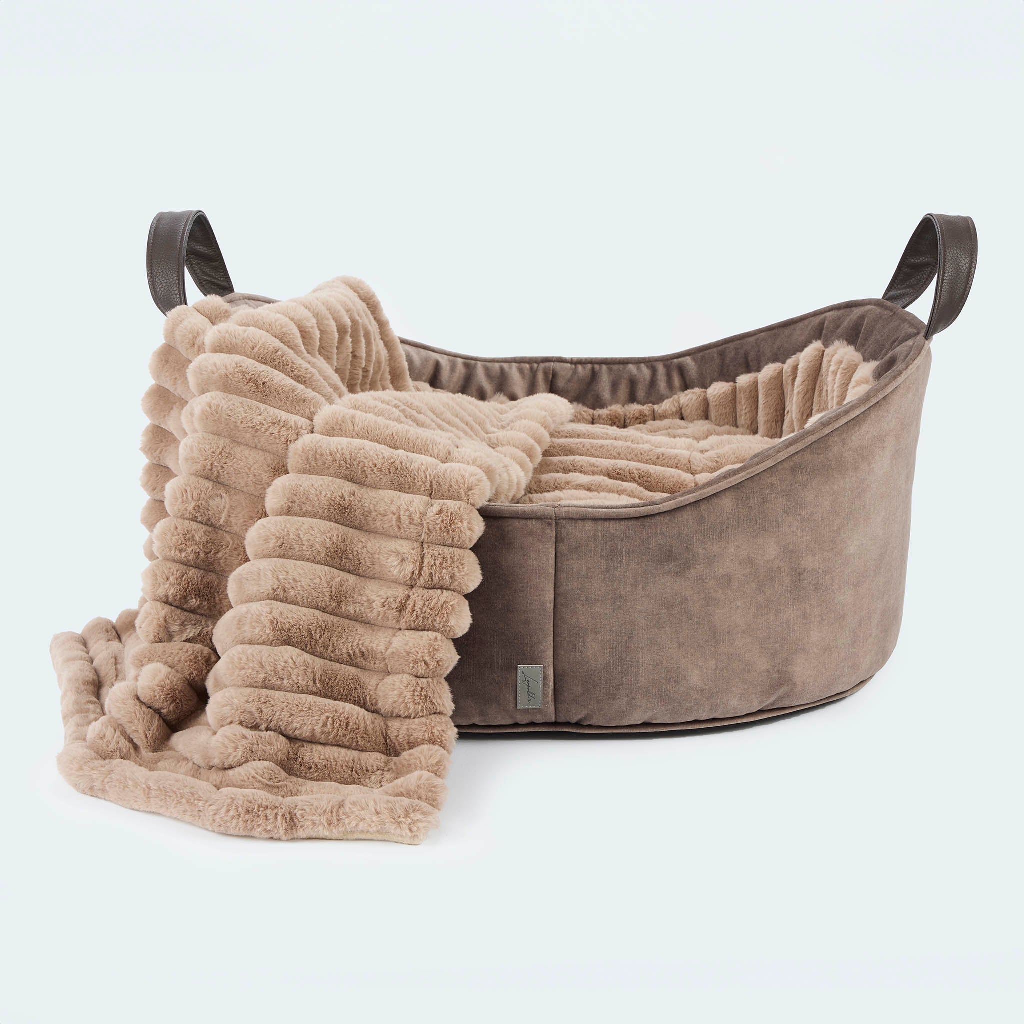 Cosy Dog Bed Deluxe - Hundebett für Dackel und kleine Hunde [braun]