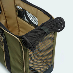 Flight bag for dachshunds and small dogs with orthopedic mattress