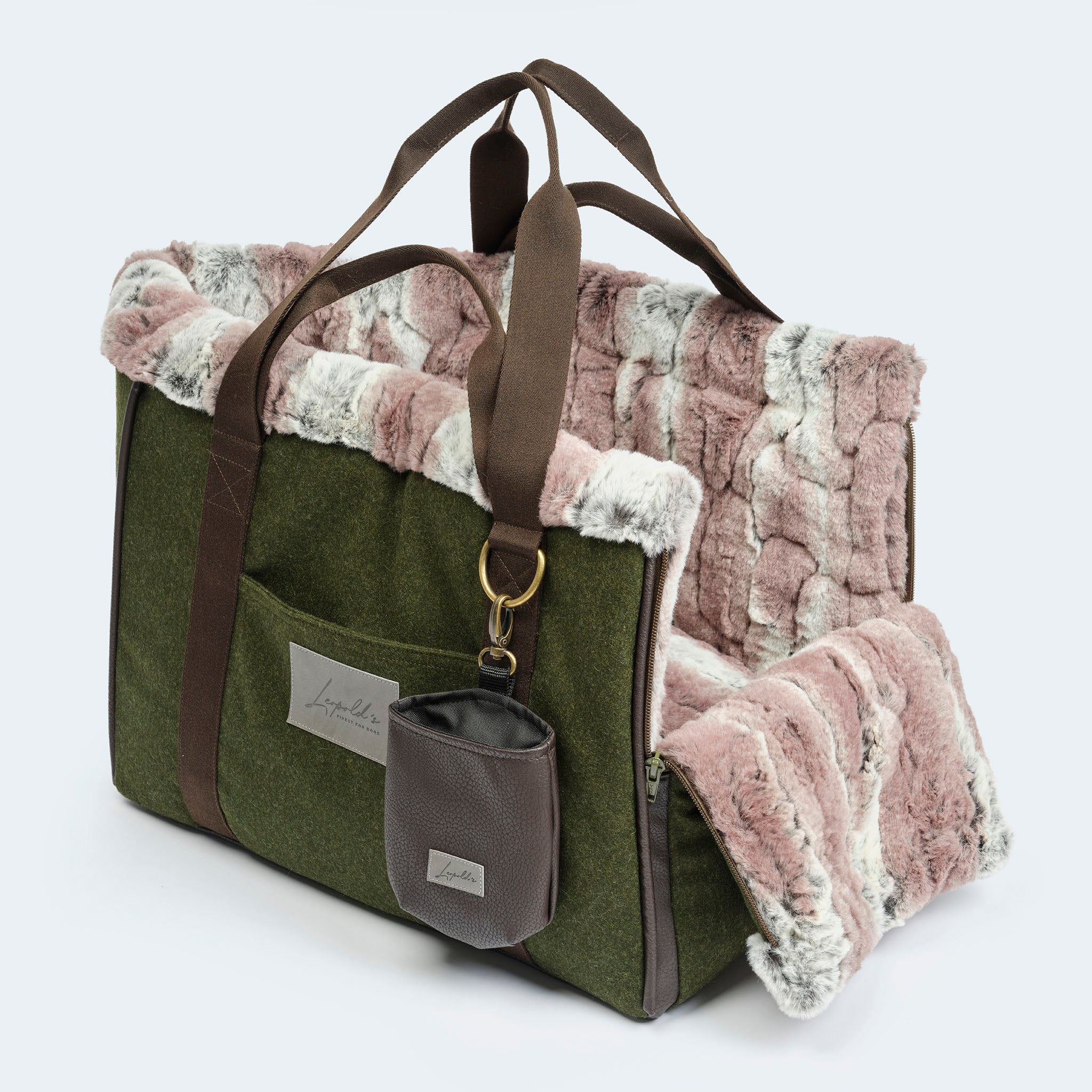 CosyBag Munich - Loden dog bag for dachshunds and small dogs