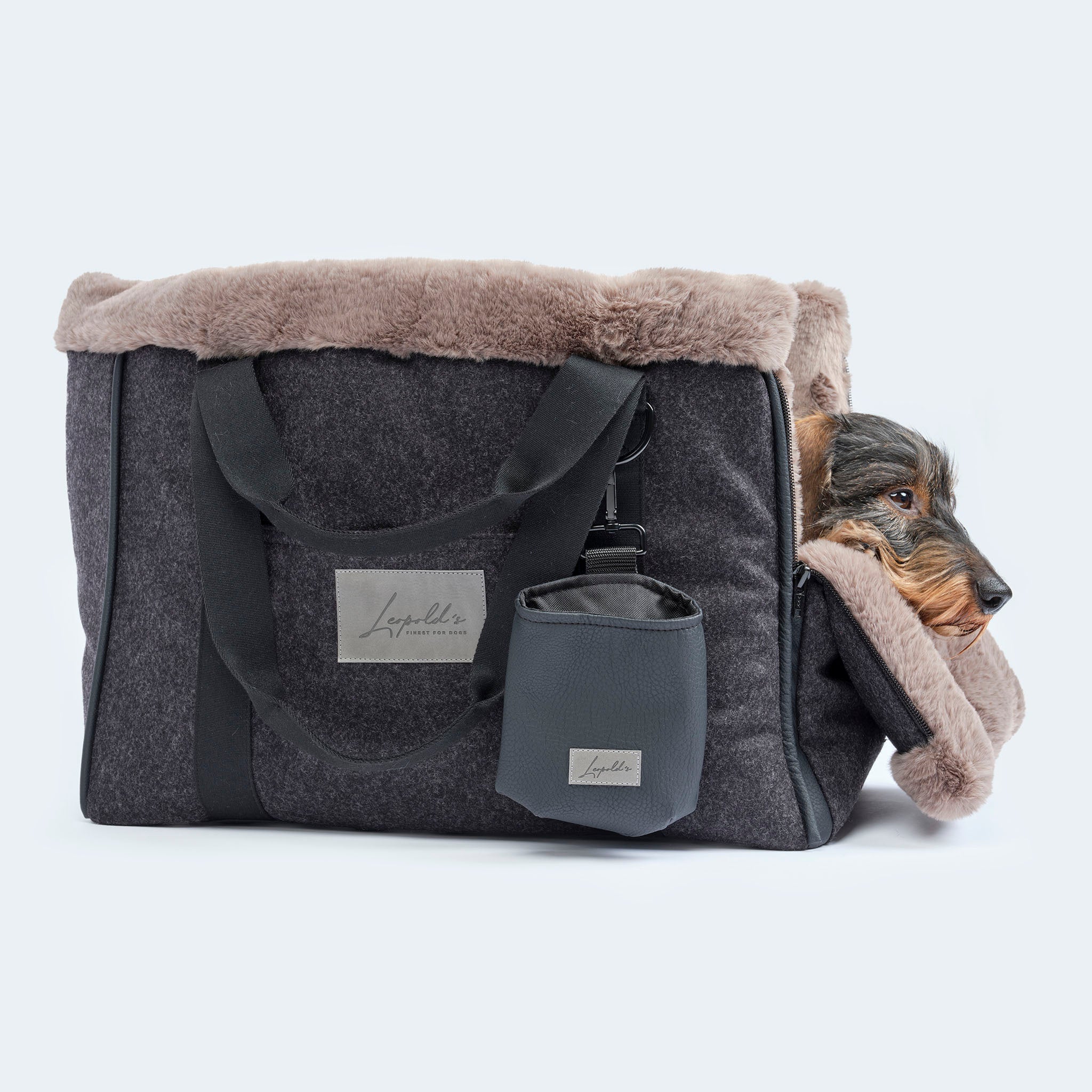 CosyBag Kitzbühel - Loden dog bag for dachshunds and small dogs